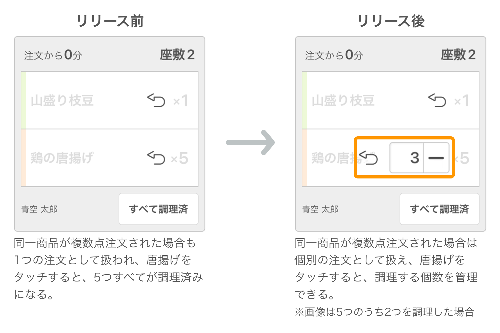 image_pc キッチンモニター 注文チケット PC用