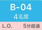 ハンディ アプリ L.O.予定時刻超過