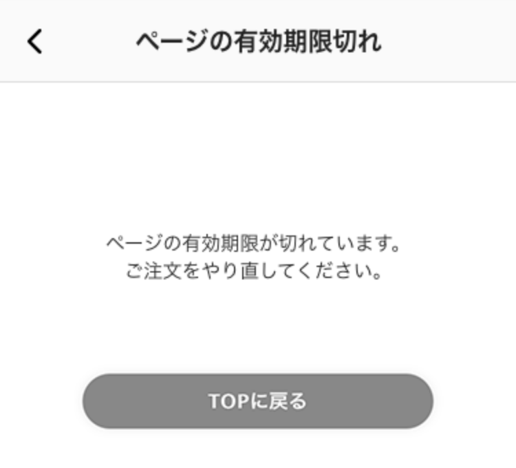 03 注文サイト ページの有効期限切れ